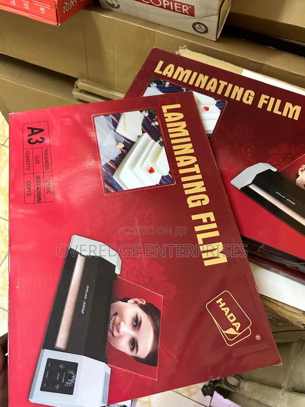 Filming Pouches. Lamination A3 Size - main view