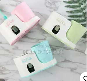 Toothbrush Holder With Toothpaste Dispenser