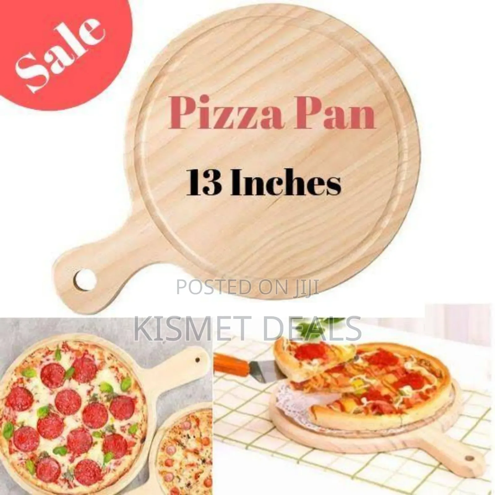 Bamboo Pizza Board Chopping Tray Plate-Pan