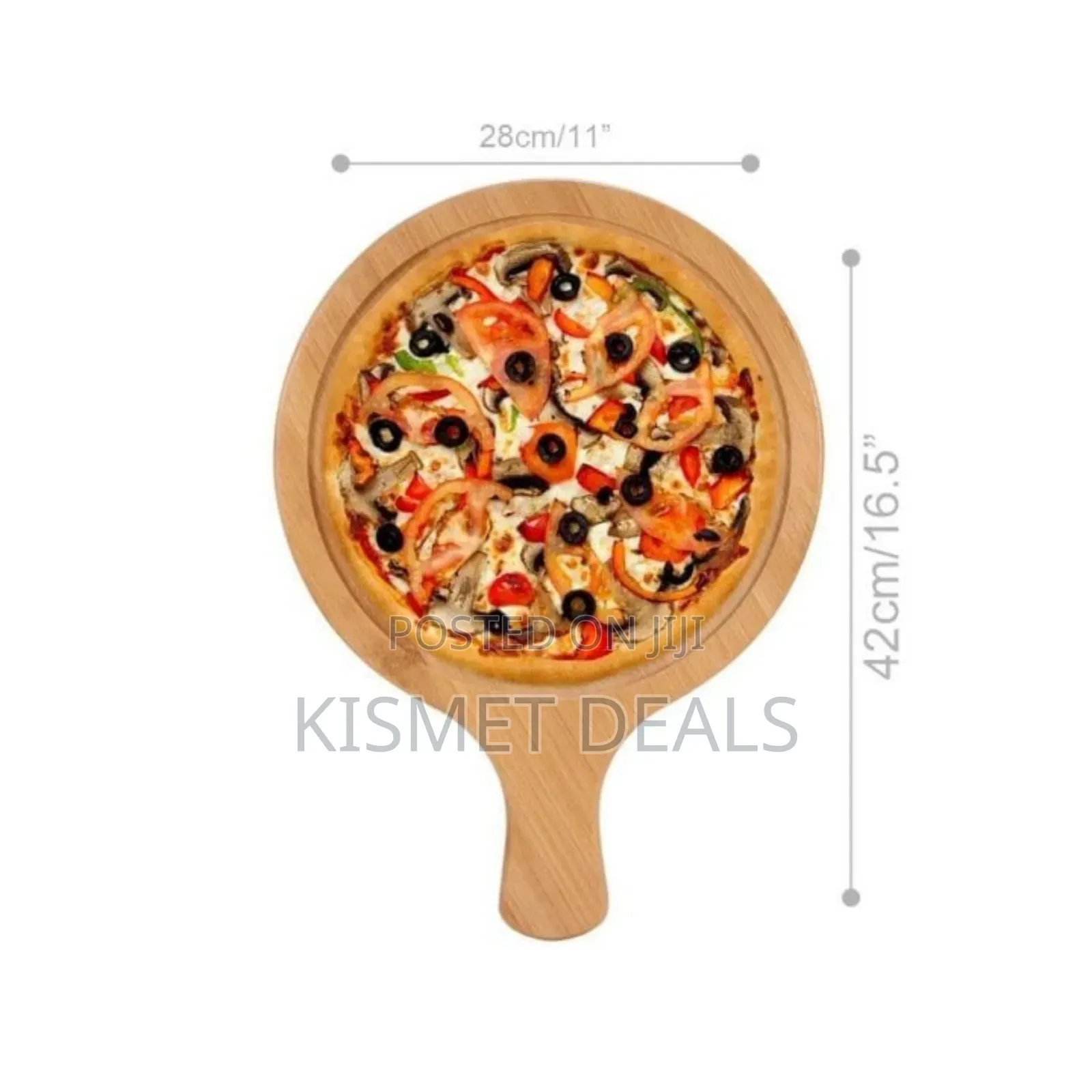 Bamboo Pizza Board Chopping Tray Plate-Pan
