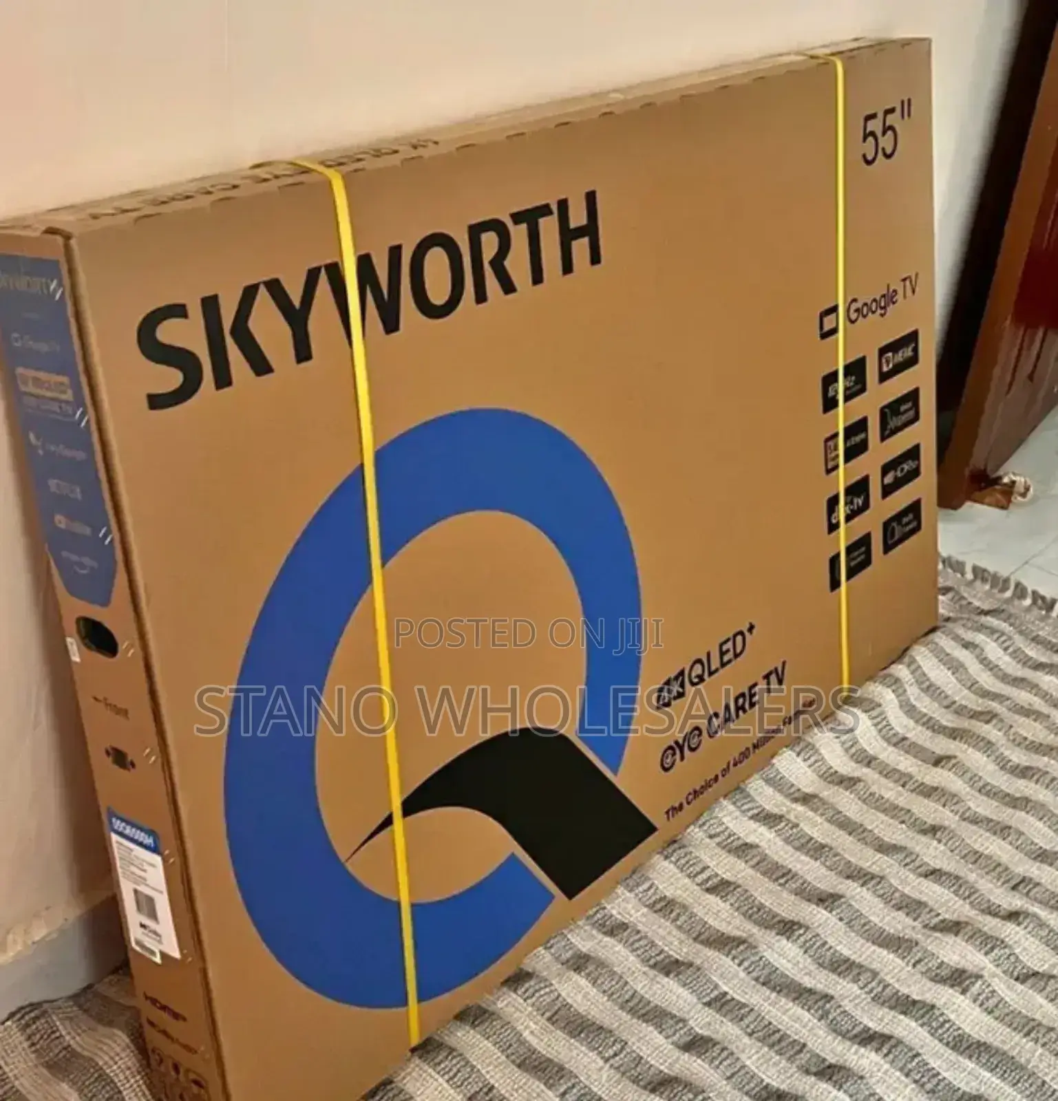 Bluetooth Enabled Goggle Qled 55 Inch Skyworth Television