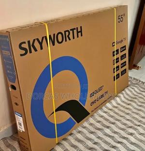 Bluetooth Enabled Goggle Qled 55 Inch Skyworth Television - thumbnail 2