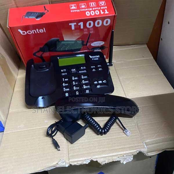 Backlight LCD Bontel T1000fiexed Wireless GSM Desk Phone