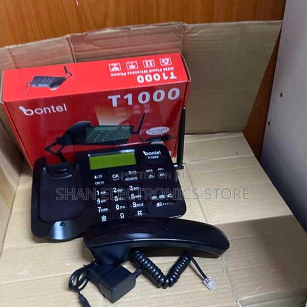 Adjustable Volume High Capacity T1000fiexed Wireless GSM Desk Phone - main view