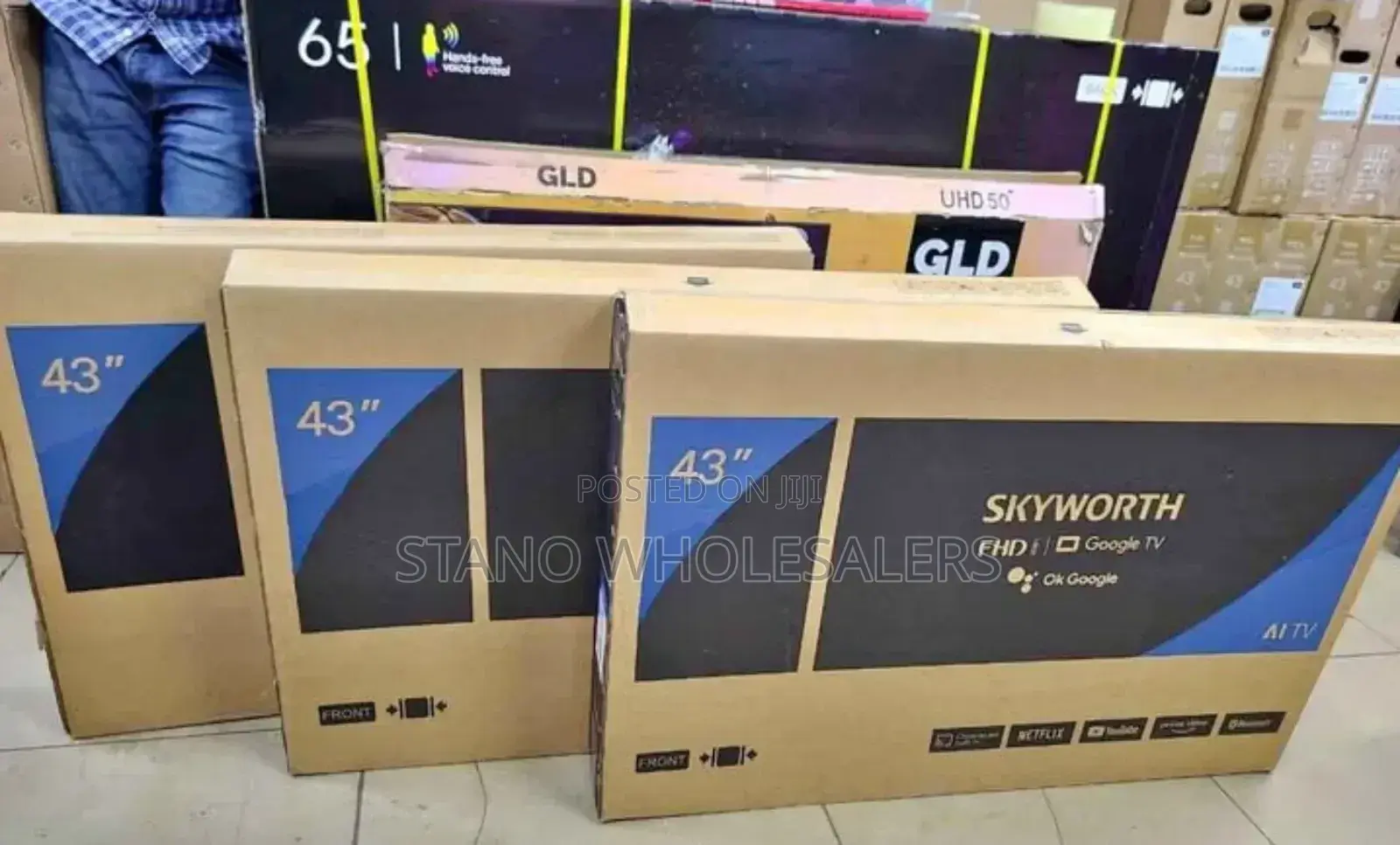 Frameless Skyworth 43 Inch Android Tv