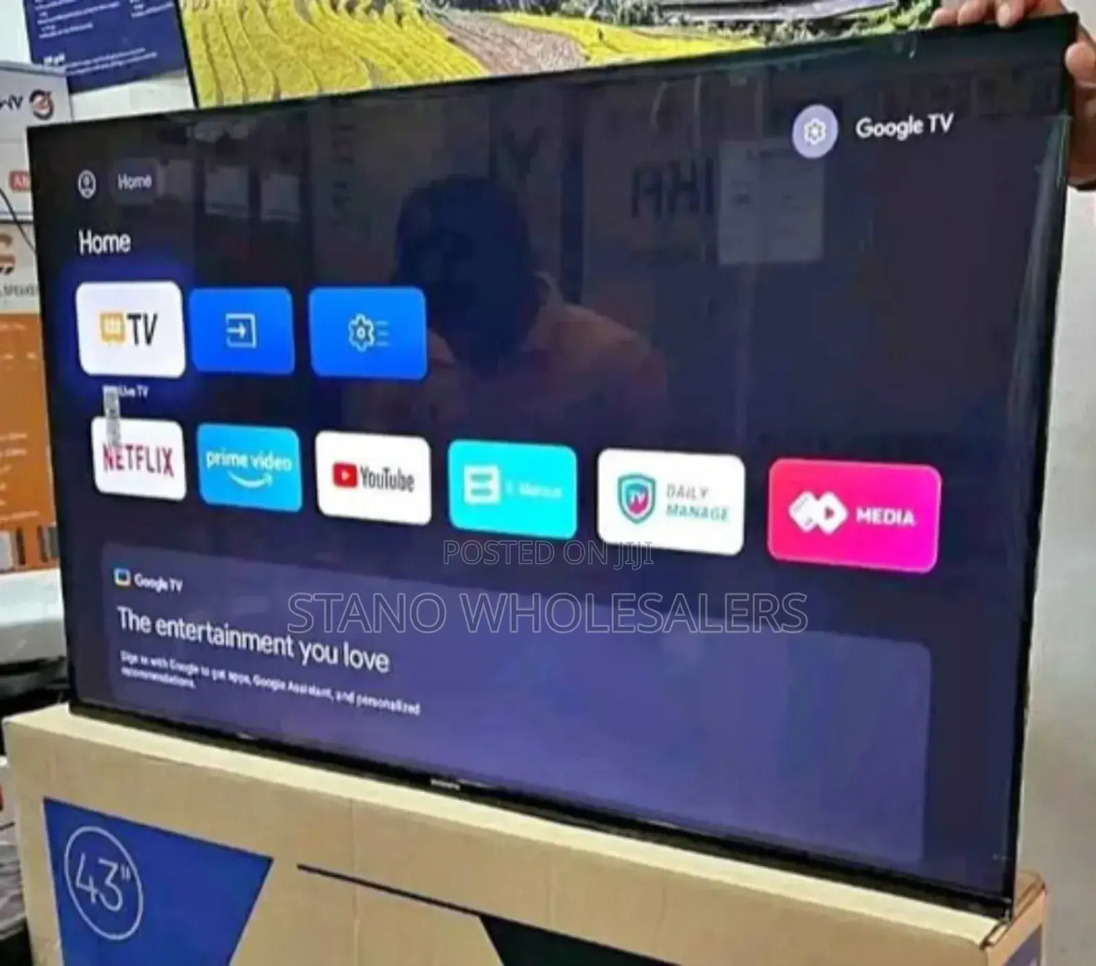 Frameless Skyworth 43 Inch Android Tv