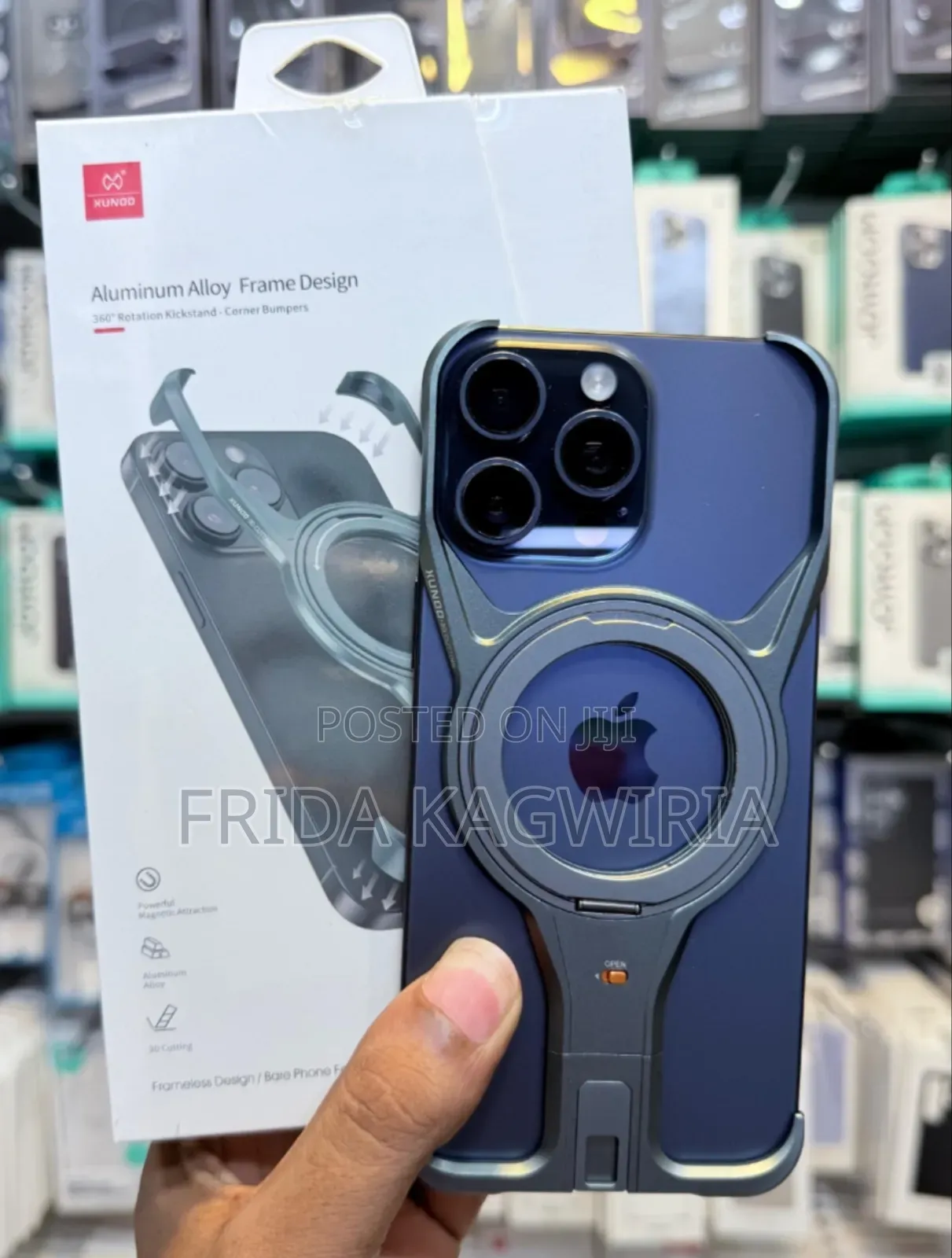 Xundd Aluminium Alloy Frame Design Cover For iPhone 16 Pro Max