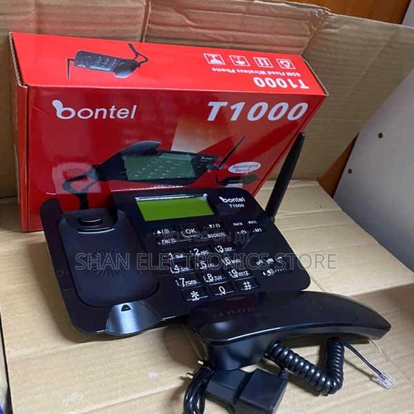 - Black Style -Bontel T1000 GSM Fixed Wireless Landline - main view