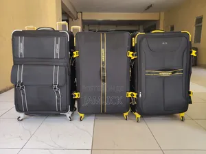 Premium 4-in-1 Fabric Suitcase Set - Sb