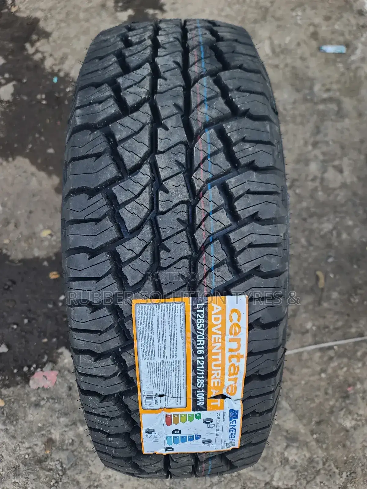 265 /70 R16 Centara Tyres Adventure a/T 10pr All-Terrain