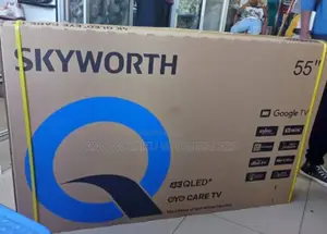 Wifi Enabled Goggle Qled 55 Inch Skyworth Television