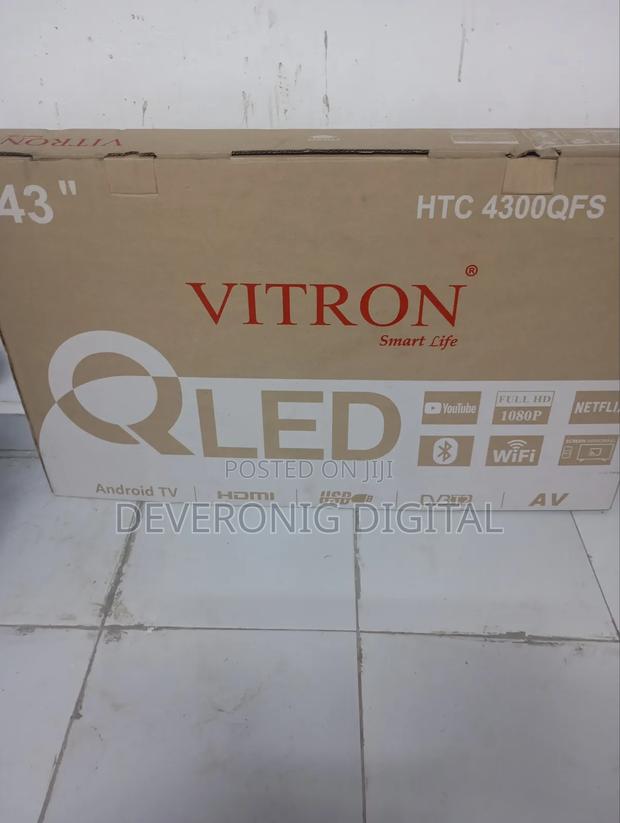 Vitron Qled Smart Android Tv Flameless 43inch