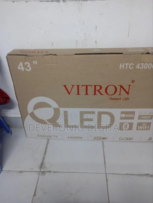 Vitron Qled Smart Android Tv Flameless 43inch - thumbnail 2
