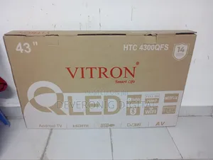 Vitron Qled Smart Android Tv Flameless 43inch