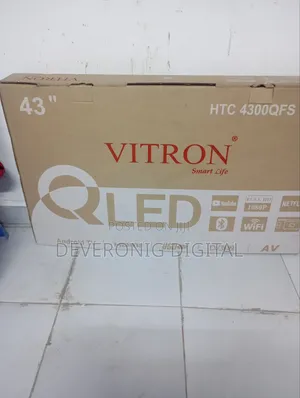 Vitron Qled Smart Android Tv Flameless 43inch