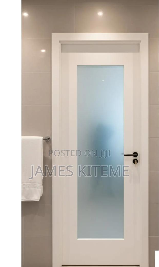 Glass Door WPC Assembly for Kitchen and Bathroom