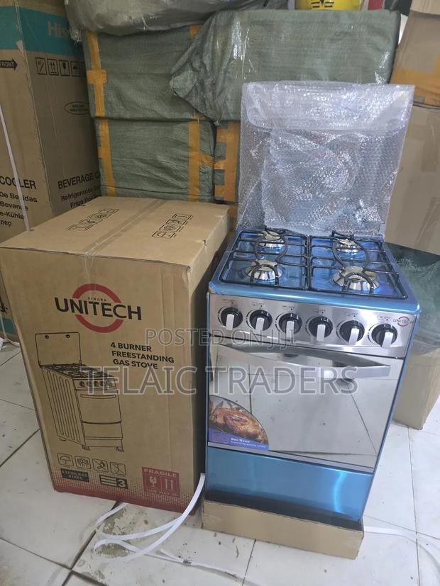 Silver 50*55 Unitech Full Gas Freestanding Jet Autoignition Cooker - main view
