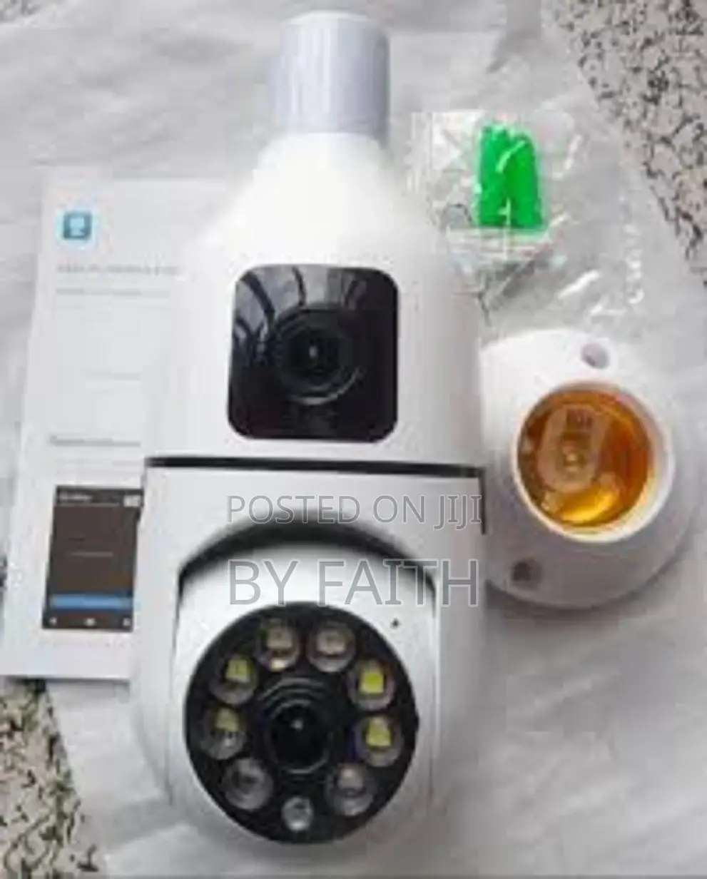 Wireless/Wifi Two Way Audio Camera Double Lens With Alerts,