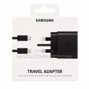 Samsung Super Fast Car Charger 45w Usb Type-C to Type-C Cable (5a)
