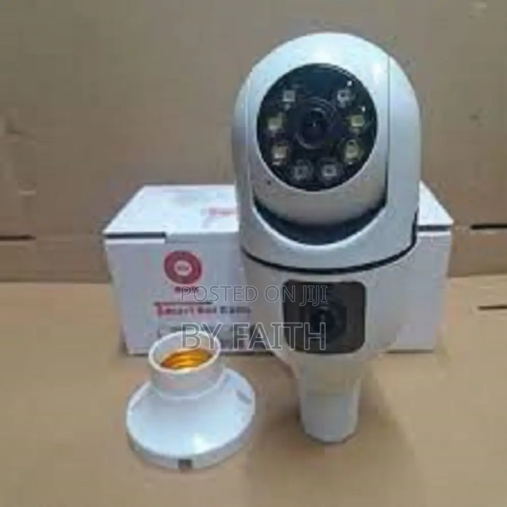080p 360° Auto Tracking Wifi PTZ Bulb CCTV Camera - Dv