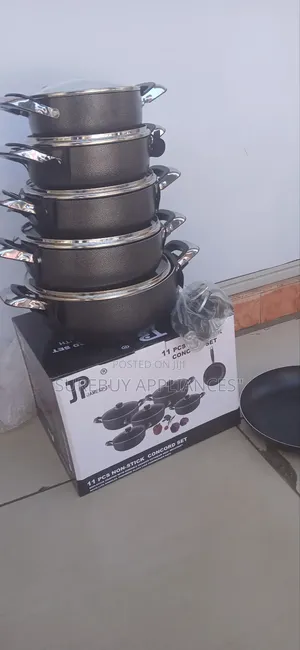 Jp 11-Piece Nonstick Cookware Set – Pots Pans