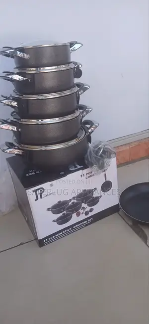 Jp 11-Piece Nonstick Cookware Set – Pots Pans