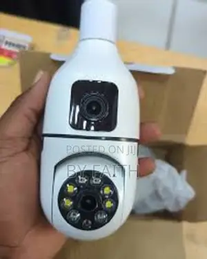 Bulb Camera 1080p Auto Rotating Wifi CCTV Camera