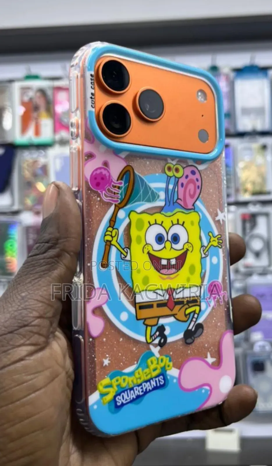 iPhone 17 Pro Max Spongebob Themed Back Cover