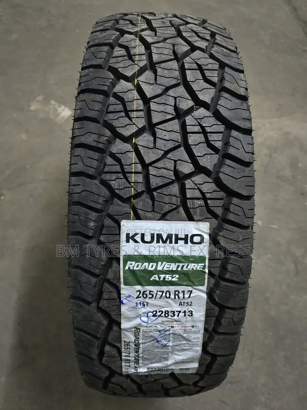 265/70 R17 Khumo Tyres (All Terrein)