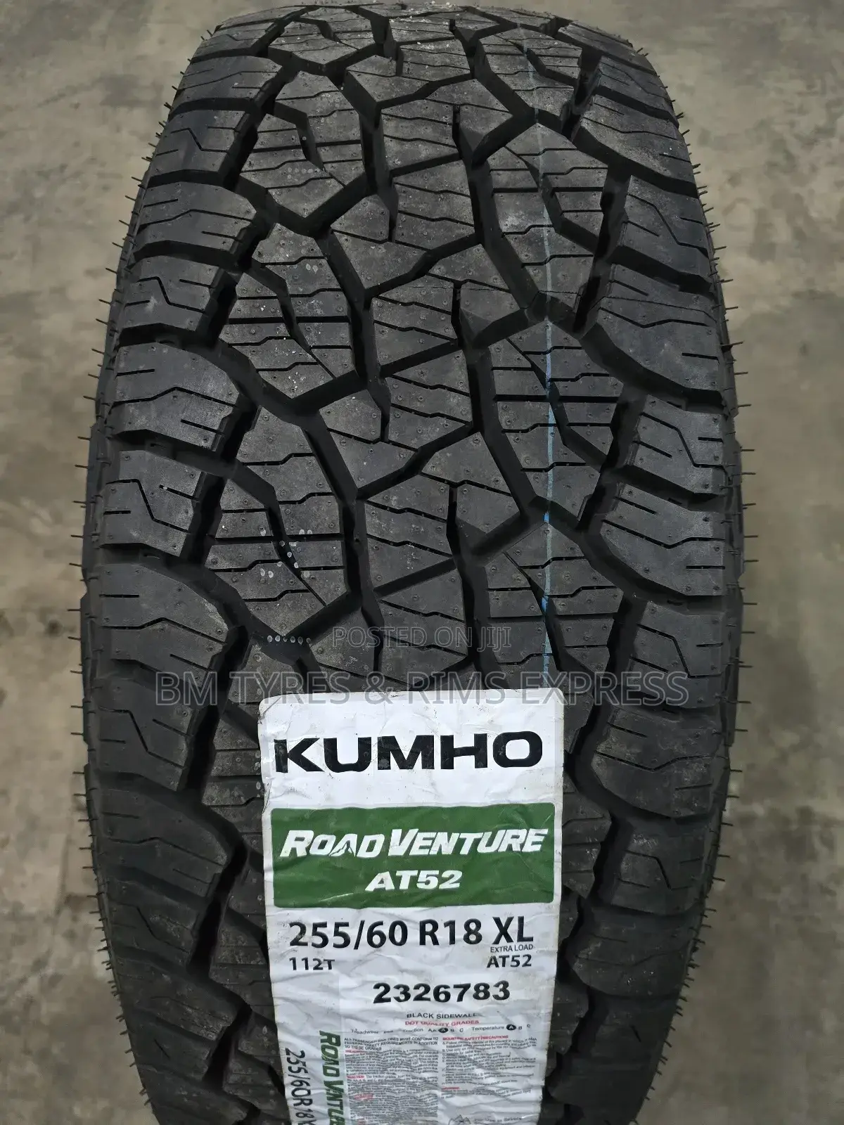 255 /60 R18 Khumo Tyres (All Terrain)