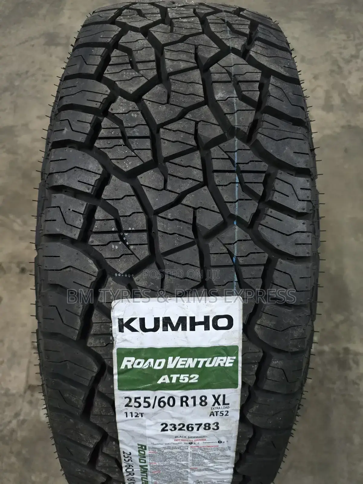 255 /60 R18 Khumo Tyres (All Terrain)