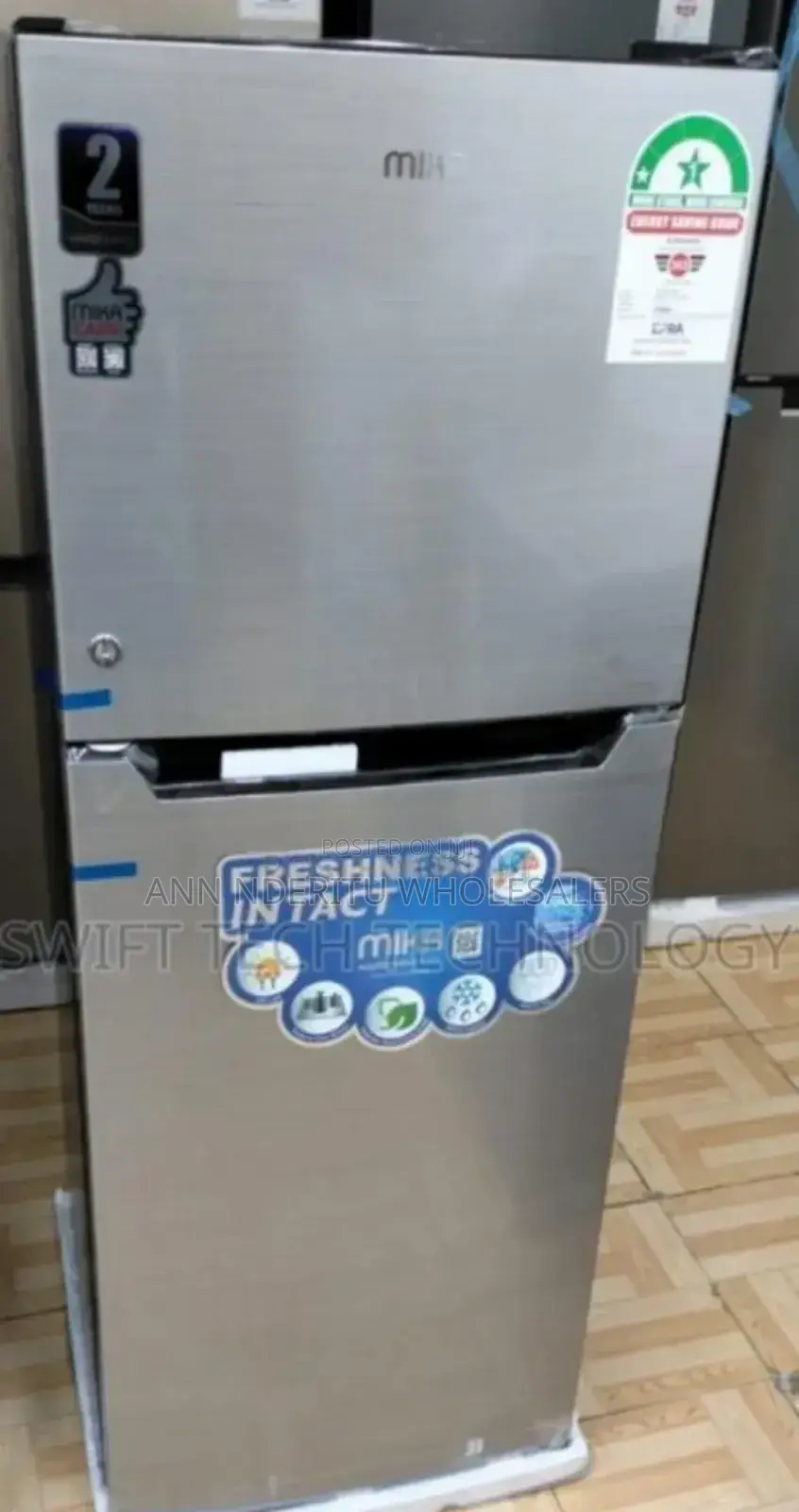 2year Warranty-Mika 138l Fridge. Verified