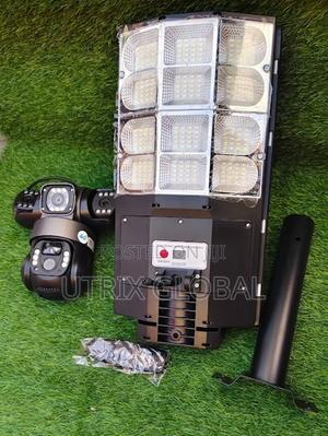 Outdoor V380 Solar PTZ Camera Security Floodlight With Night Vision