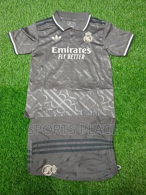 Real Madrid Gray Junior Jersey - thumbnail 2