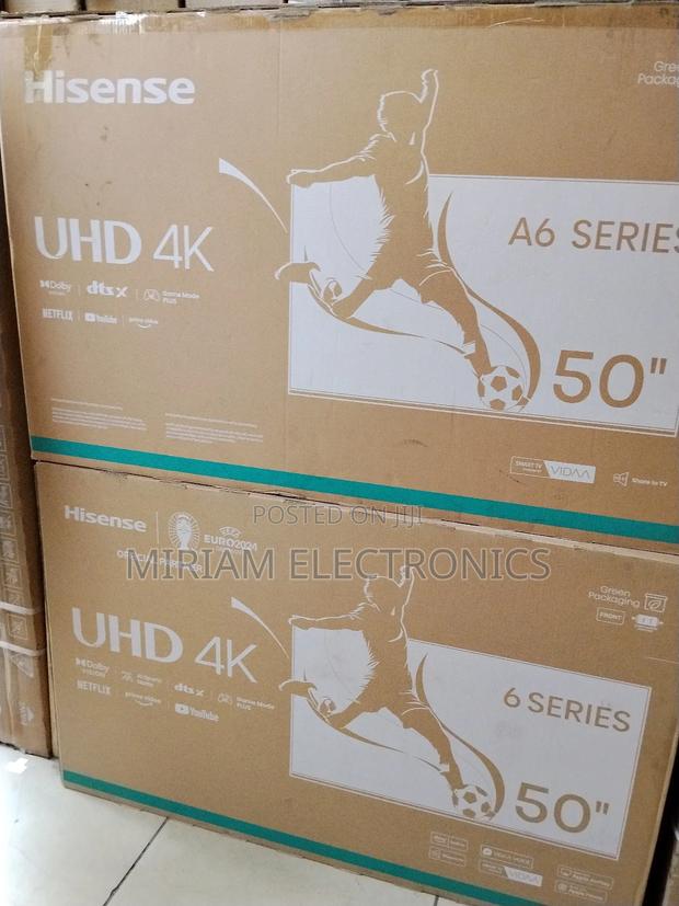 Hisense 50a6n 50′′ Uhd Smart Tv Frameless – 