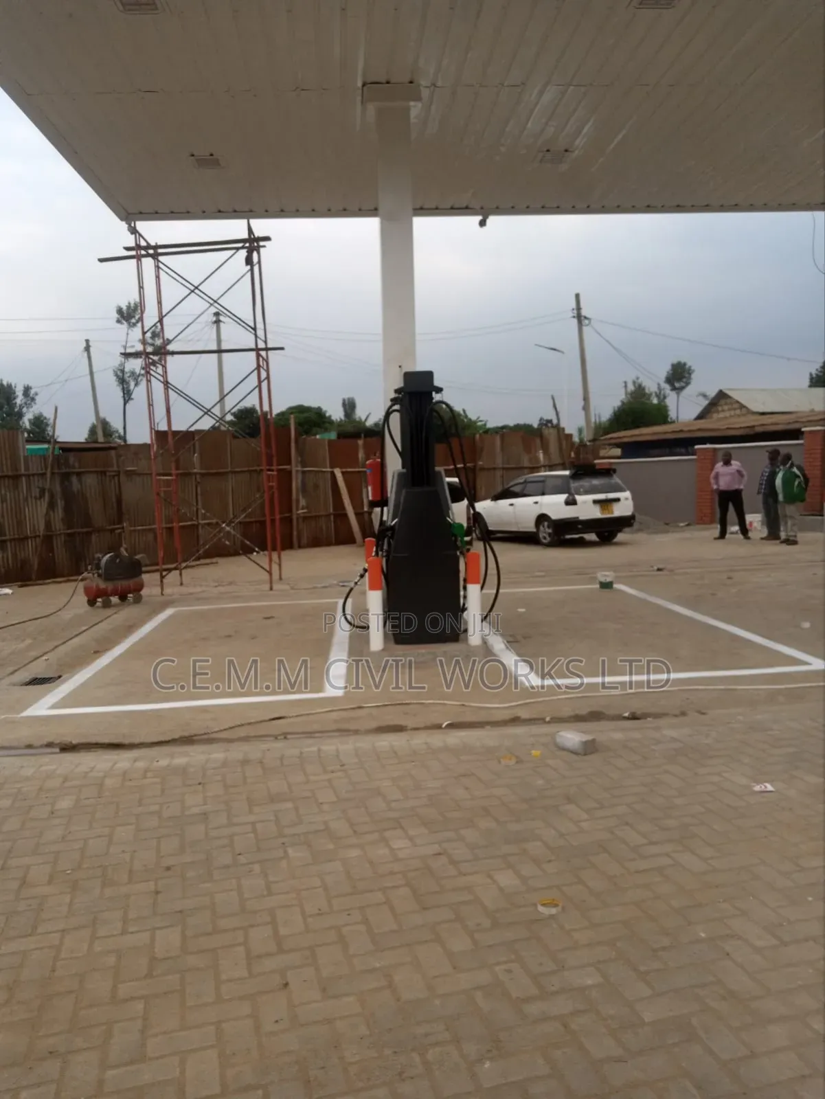 Roadmarking of Parking Lots