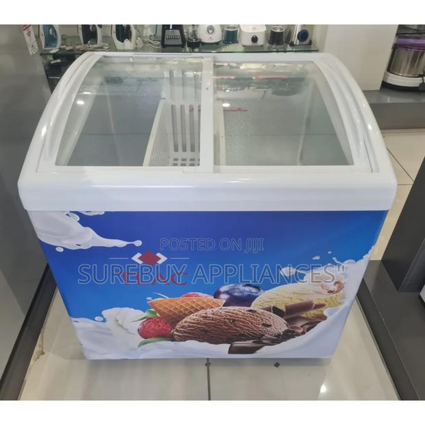 Tlac 256 L Transparent Display Chest Freezer