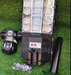 Outdoor Home Security V380 Solar Triple Camera Floodlight System