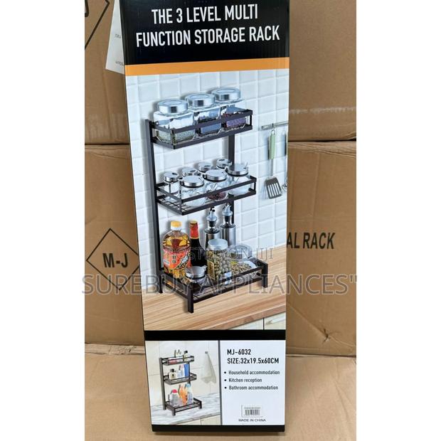 Mini 3-Tier Storage Rack for Home Office - main view