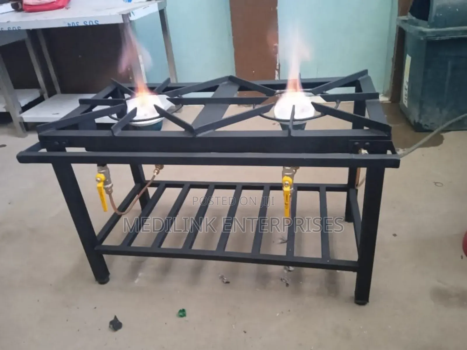 2 Burner Galvanized Burner Cooker