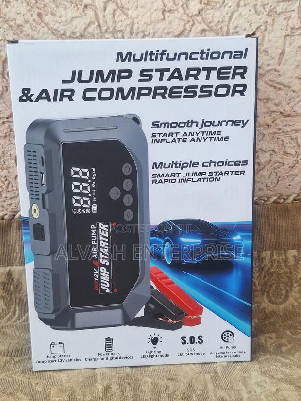 All-in-One Car Jumper Kit With Air Compressor - thumbnail 5