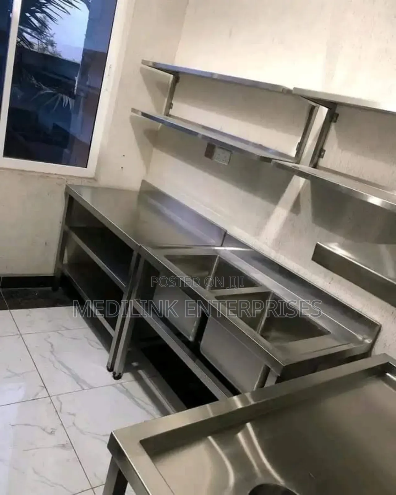Stainless Customized BWLS Washing Sinks Double