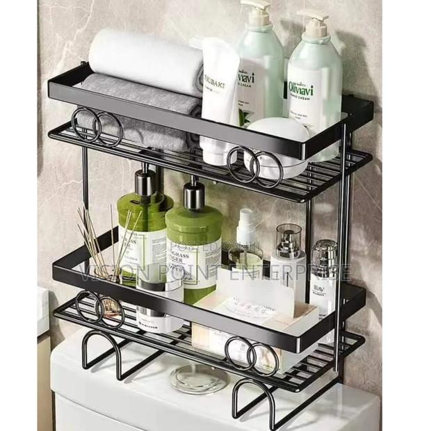Metal Bathroom Storage/Shelf Toilet Organizer