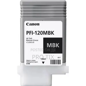 Canon Genuine Pfi-120 MBK (Matte Black) Ink Bottle