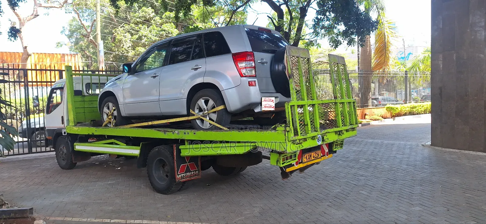 Karen Flatbed Towing- Sliding Bed