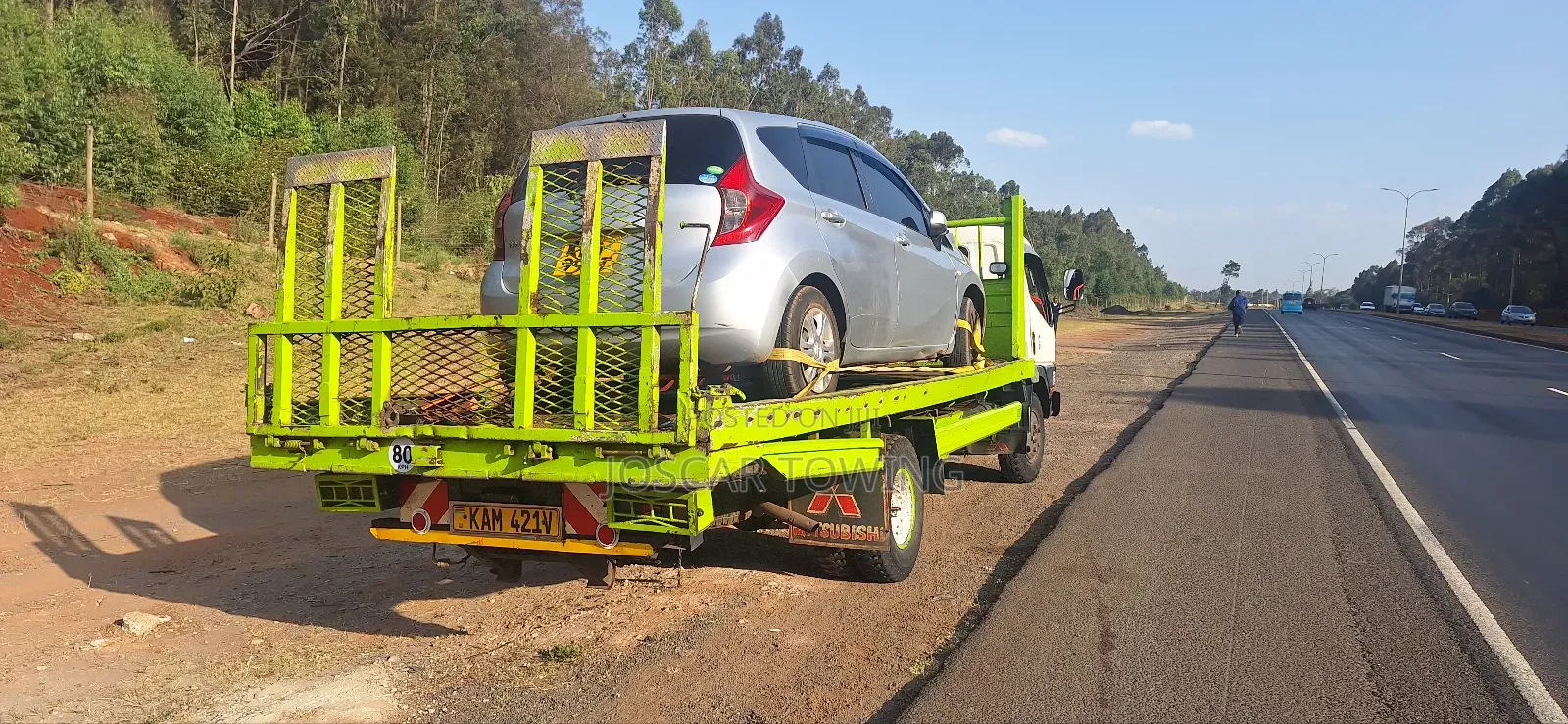 Karen Flatbed Towing- Sliding Bed