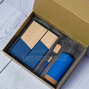 4pc Classic Valentine Gift Set: Notebook, Tumbler, Pen Key Holder