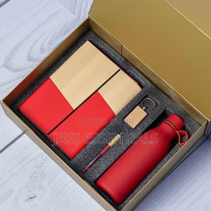 Signature Valentine Gift Set: Notebook, Thermo Bottle, Pen Key Holder