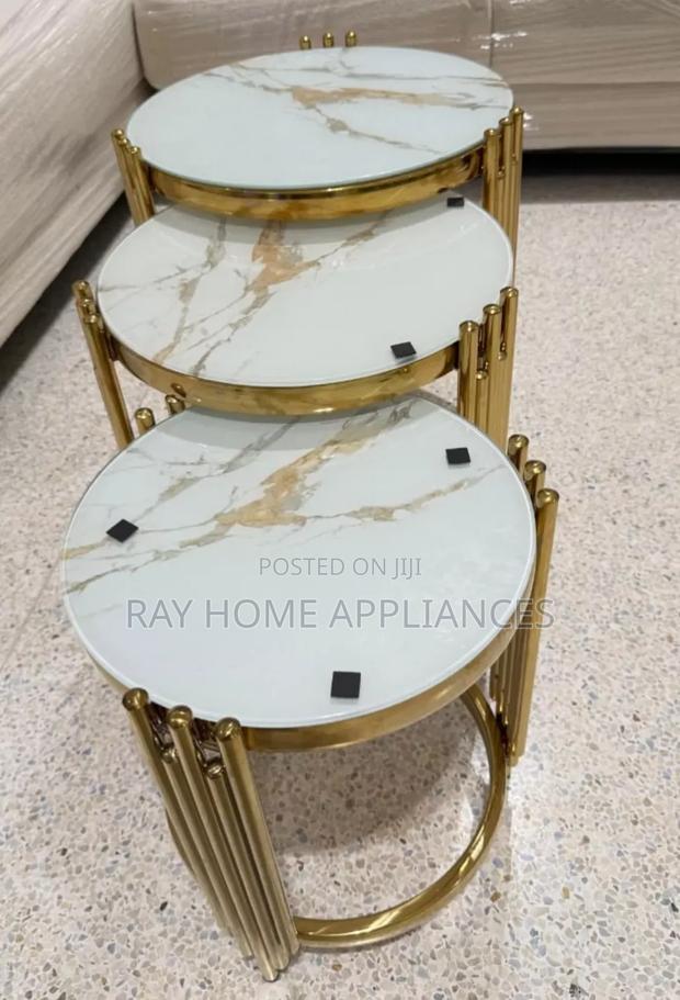 Executive Pure Marble Table 3 in 1
