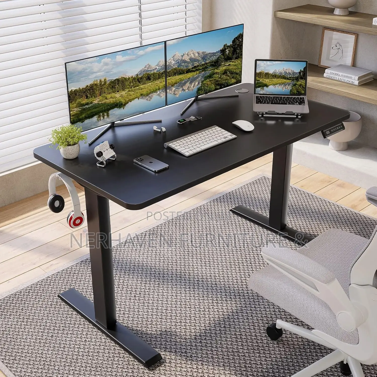 Motorized Office Desk – Ergonomic Sit-Stand Table